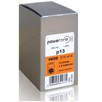 Power one p13 (60 батареек) - Батарейки для слуховых аппаратов и речевых процессоров купить в Екатеринбурге | Интернет-магазин Батарейки66