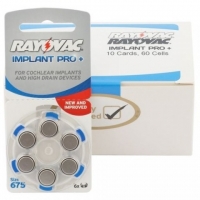 Rayovac implant pro+ 675 (60 батареек) - Батарейки для слуховых аппаратов и речевых процессоров купить в Екатеринбурге | Интернет-магазин Батарейки66