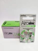 Perfeo Airozinc Premium p675 Implant  (60 батареек) - Батарейки для слуховых аппаратов и речевых процессоров купить в Екатеринбурге | Интернет-магазин Батарейки66