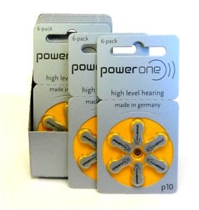 Power one p10 (60 батареек) - Батарейки для слуховых аппаратов и речевых процессоров купить в Екатеринбурге | Интернет-магазин Батарейки66